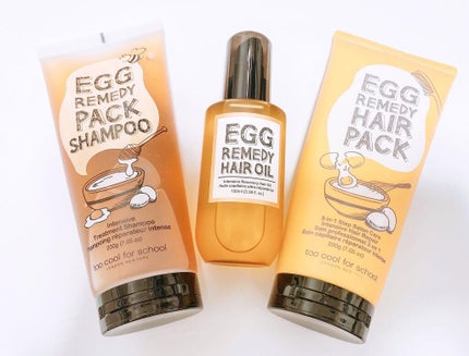 エッグレミディ パックシャンプー/too cool for school/市販シャンプーを使ったクチコミ(1枚目)