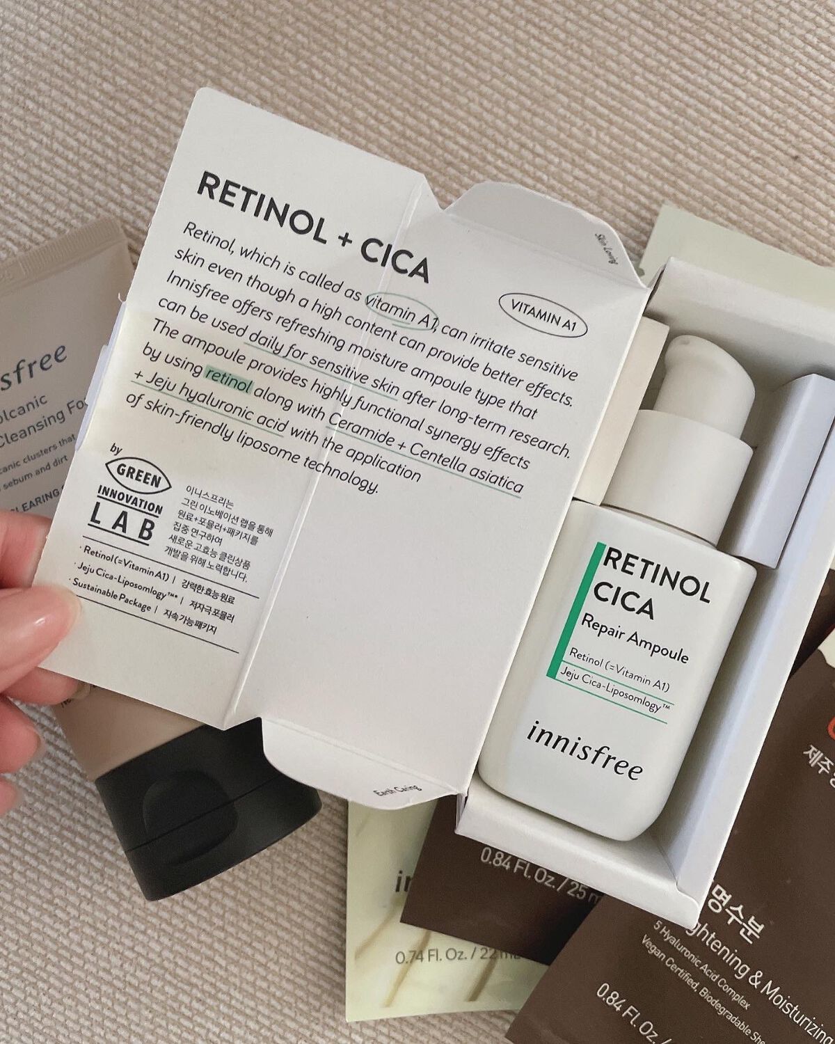 レチノール　シカ　リペア　セラム/innisfree/美容液を使ったクチコミ（2枚目）