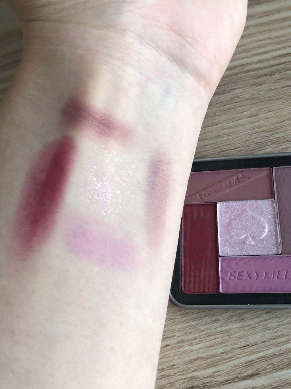 スペード5カラーアイシャドウ/FOMOMY/アイシャドウパレットを使ったクチコミ(5枚目)