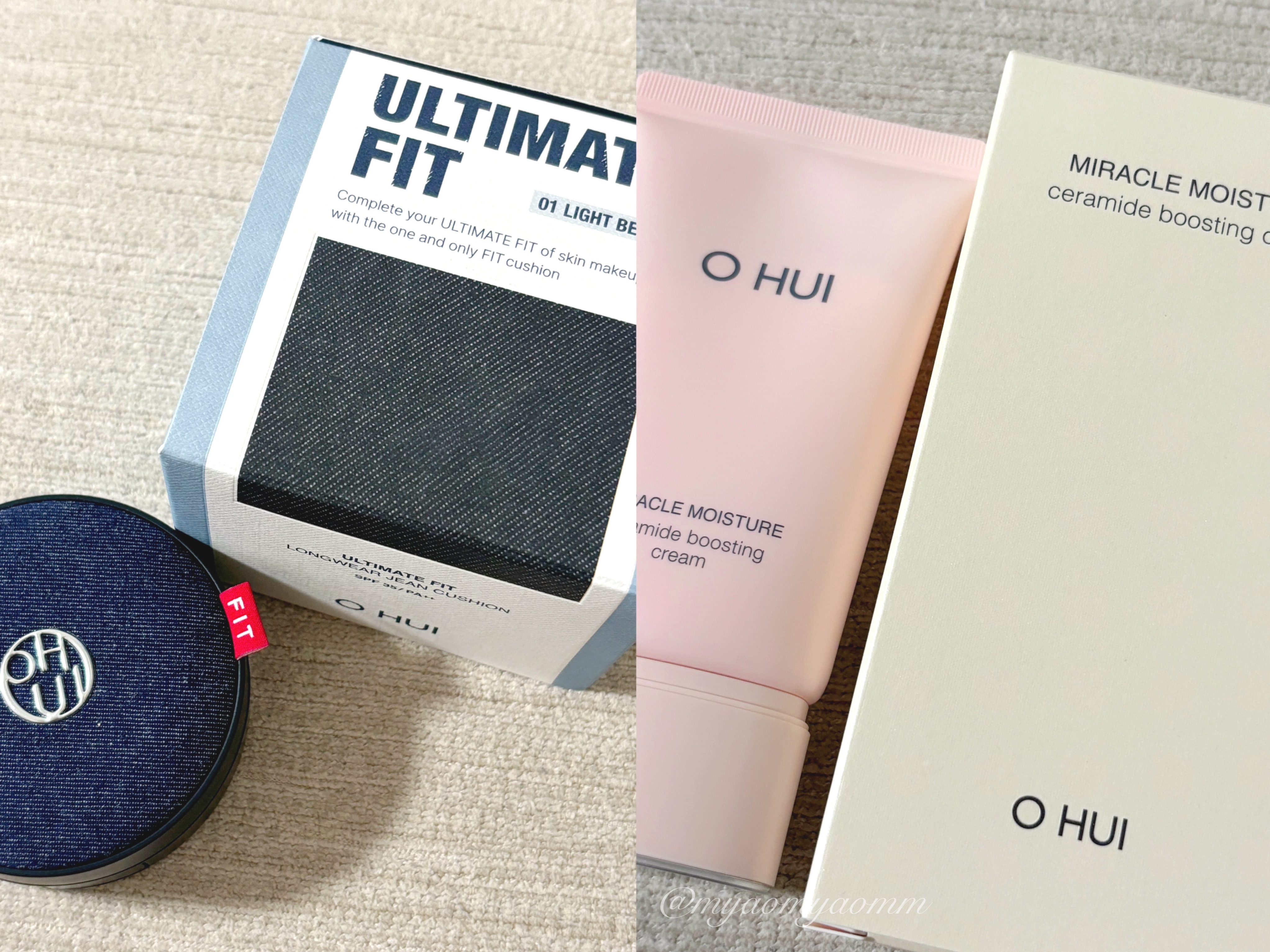 ミラクル モイスチャー セラミド ブースティング クリーム/OHUI/フェイスクリームを使ったクチコミ（2枚目）