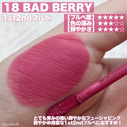 rom&nd ブラーファッジティント/rom&nd/リップティントを使ったクチコミ(4枚目)