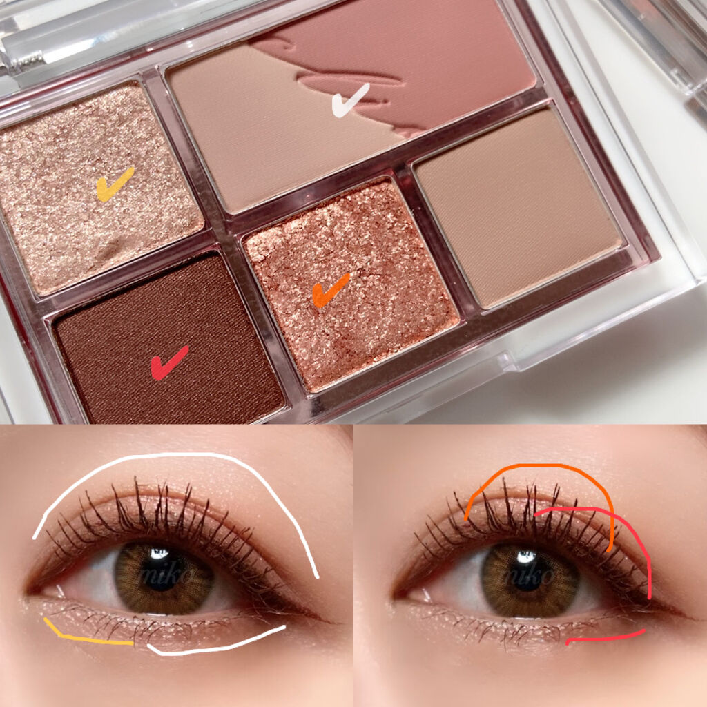 ニュアンスリキッドアイライナー/CEZANNE/リキッドアイライナーを使ったクチコミ（2枚目）