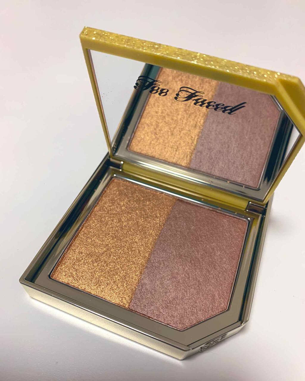 パイナップル パラダイス ブロンザー＆ハイライティング デュオ/Too Faced/ブロンザーを使ったクチコミ（2枚目）