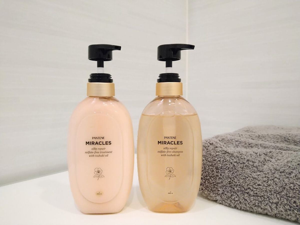 ミラクルズ サルフェート無添加&ジェントルリペア ボンドリペア シャンプー/トリートメント/パンテーン/市販シャンプーを使ったクチコミ(1枚目)