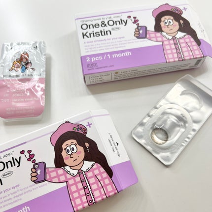 One & Only Kristin/Hapa kristin/カラーコンタクトレンズを使ったクチコミ(2枚目)