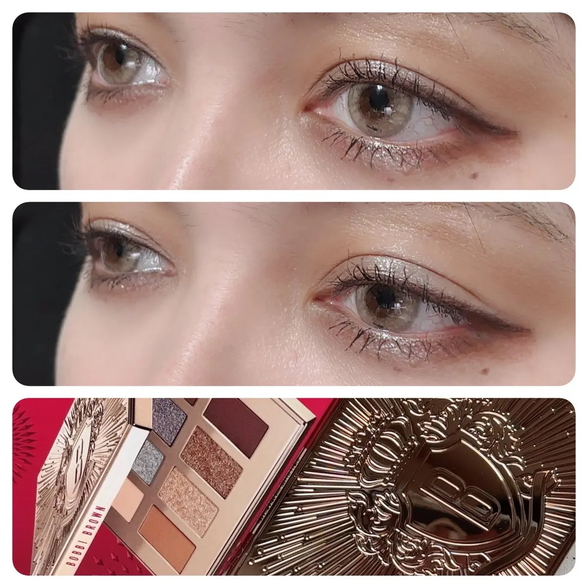 ドリーム グリーム アイシャドウ パレット/BOBBI BROWN/アイシャドウパレットを使ったクチコミ（1枚目）