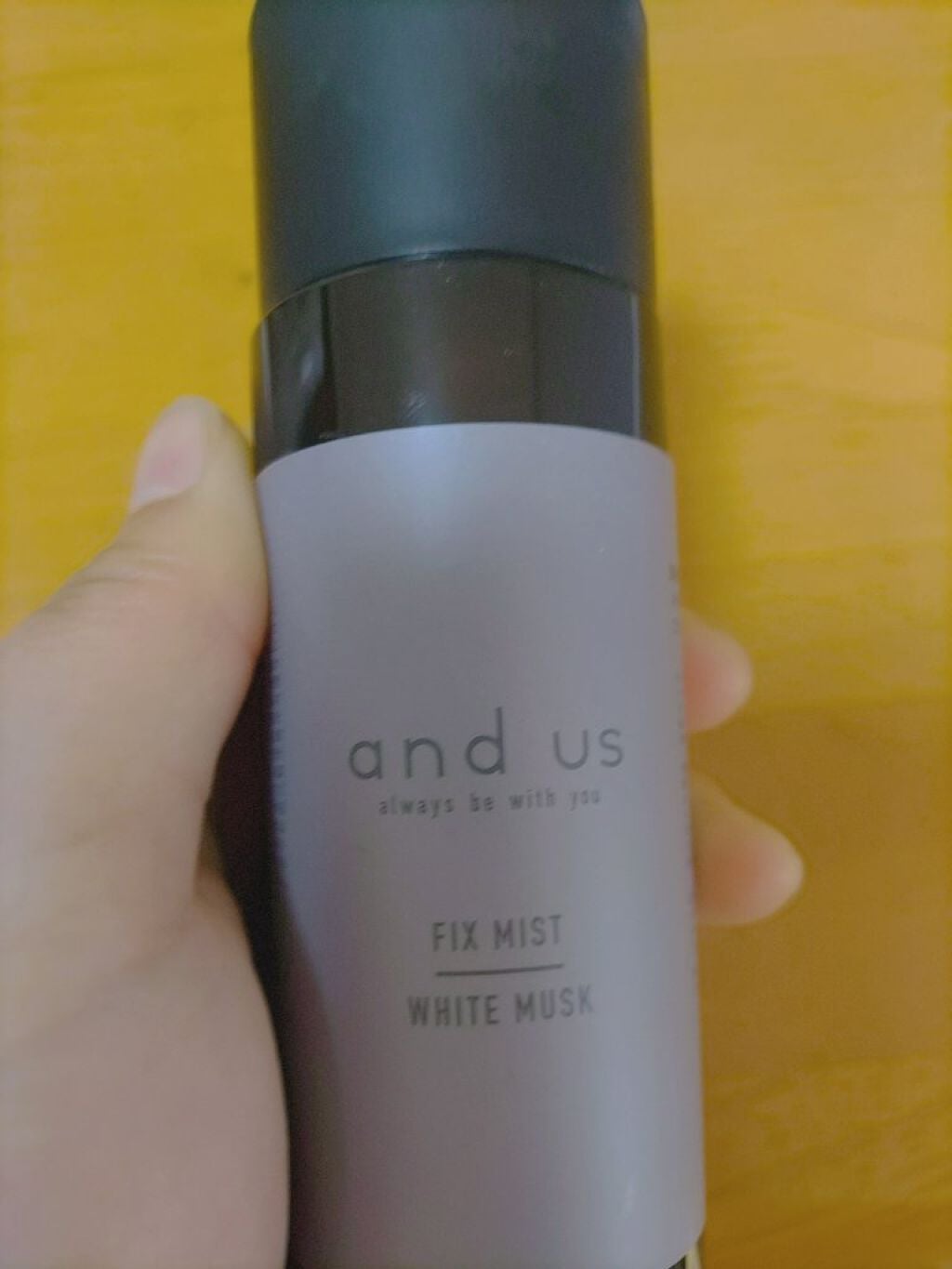 ひとみん on LIPS 「AUSフィックスミスト100mlandusメイクの仕上げに顔に..」(1枚目)