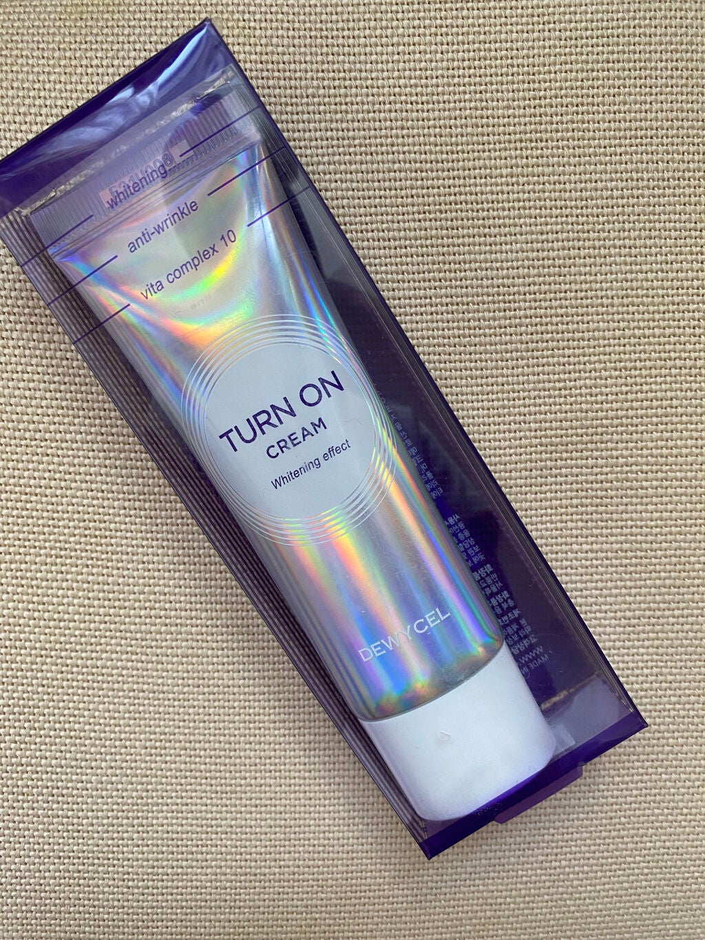 デュイセル ターンオンクリーム/DEWYCEL/フェイスクリームを使ったクチコミ(1枚目)