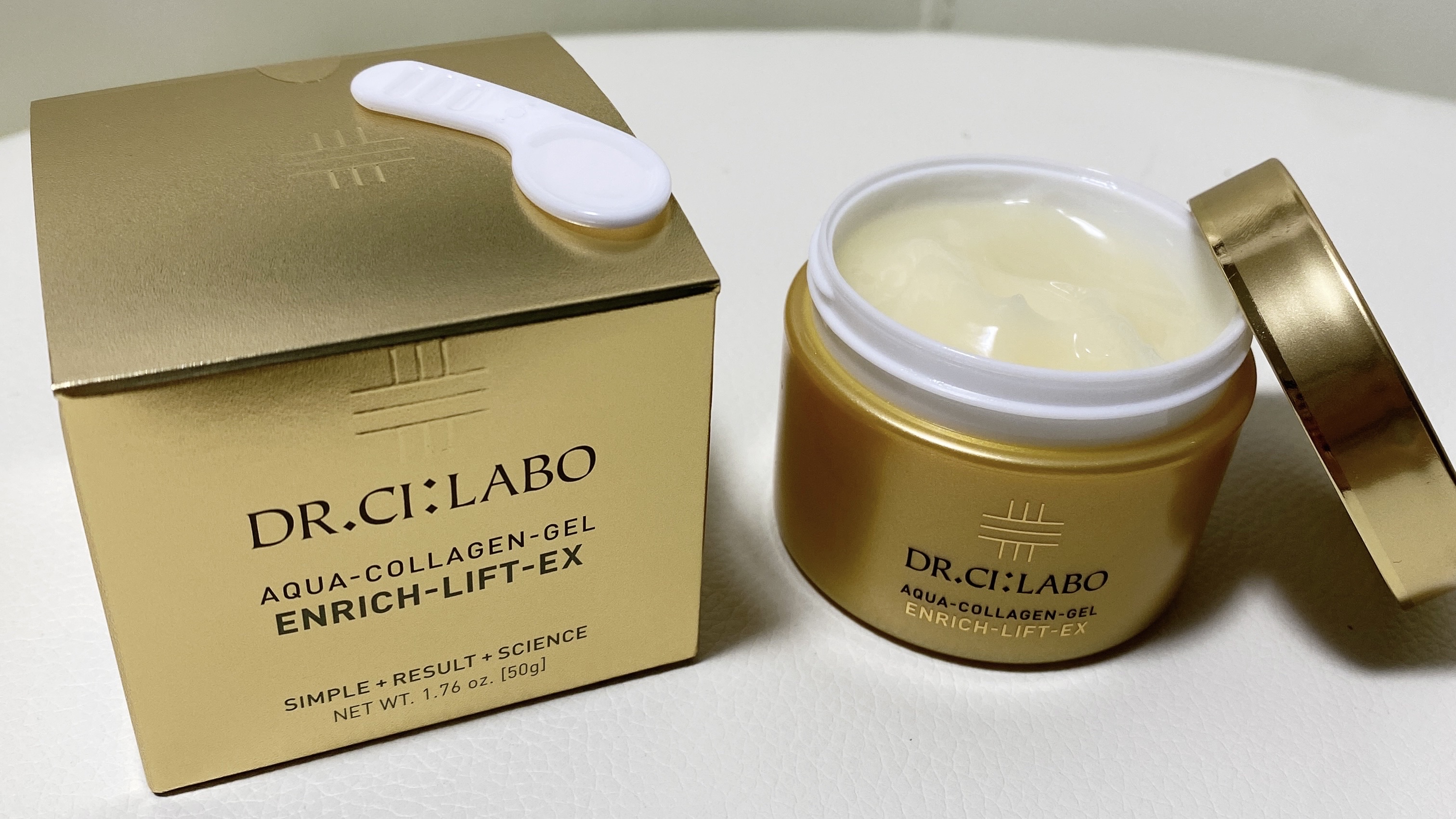 アクアコラーゲンゲル エンリッチリフト EX/ドクターシーラボⓇ/フェイスクリームを使ったクチコミ（1枚目）