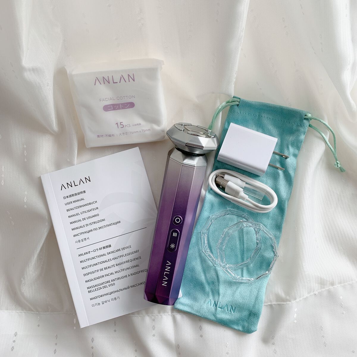 RF温冷美顔器/ANLAN/美顔器・マッサージを使ったクチコミ（2枚目）