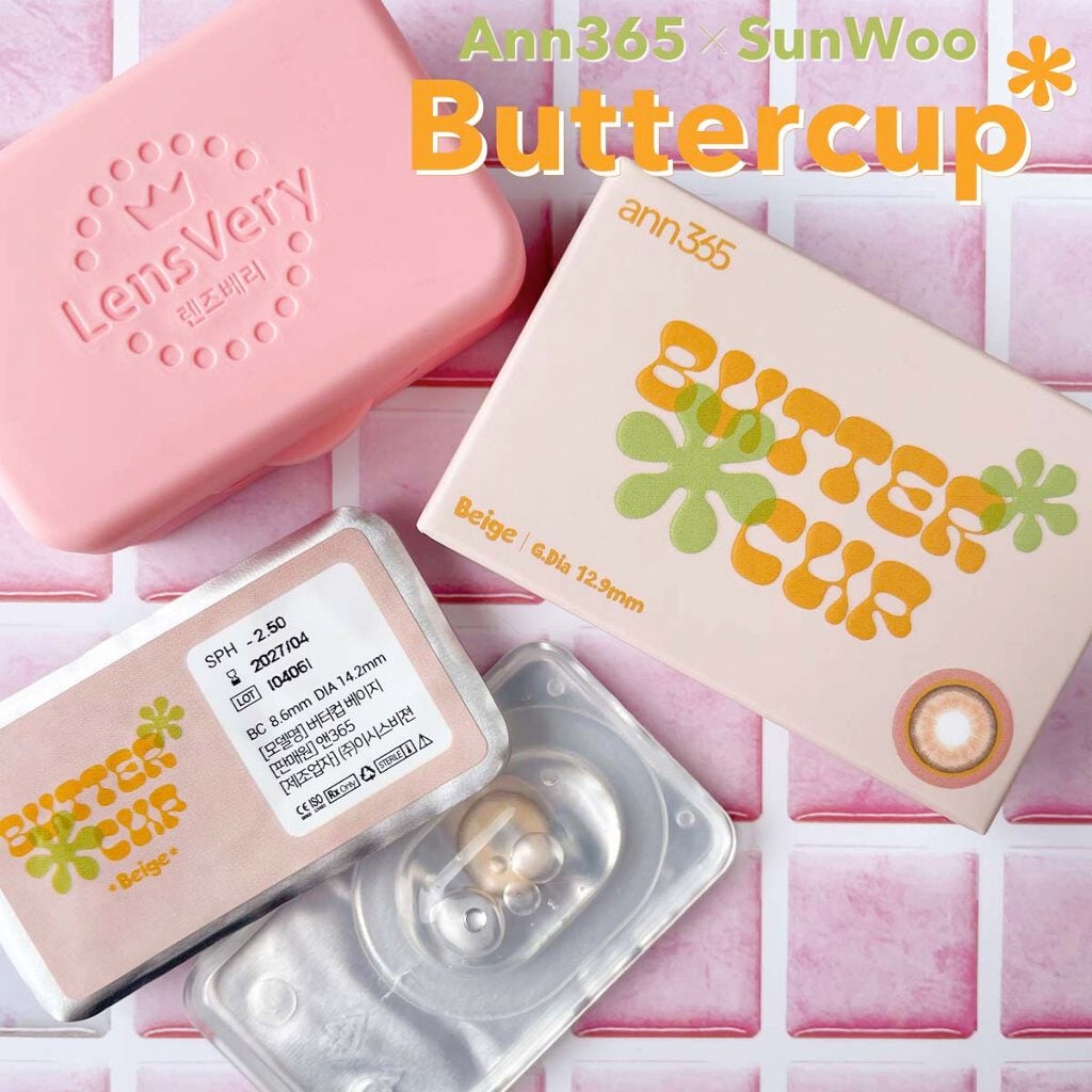 Buttercup 1month/ANN365LENS/1ヶ月(1MONTH)カラコンを使ったクチコミ(5枚目)