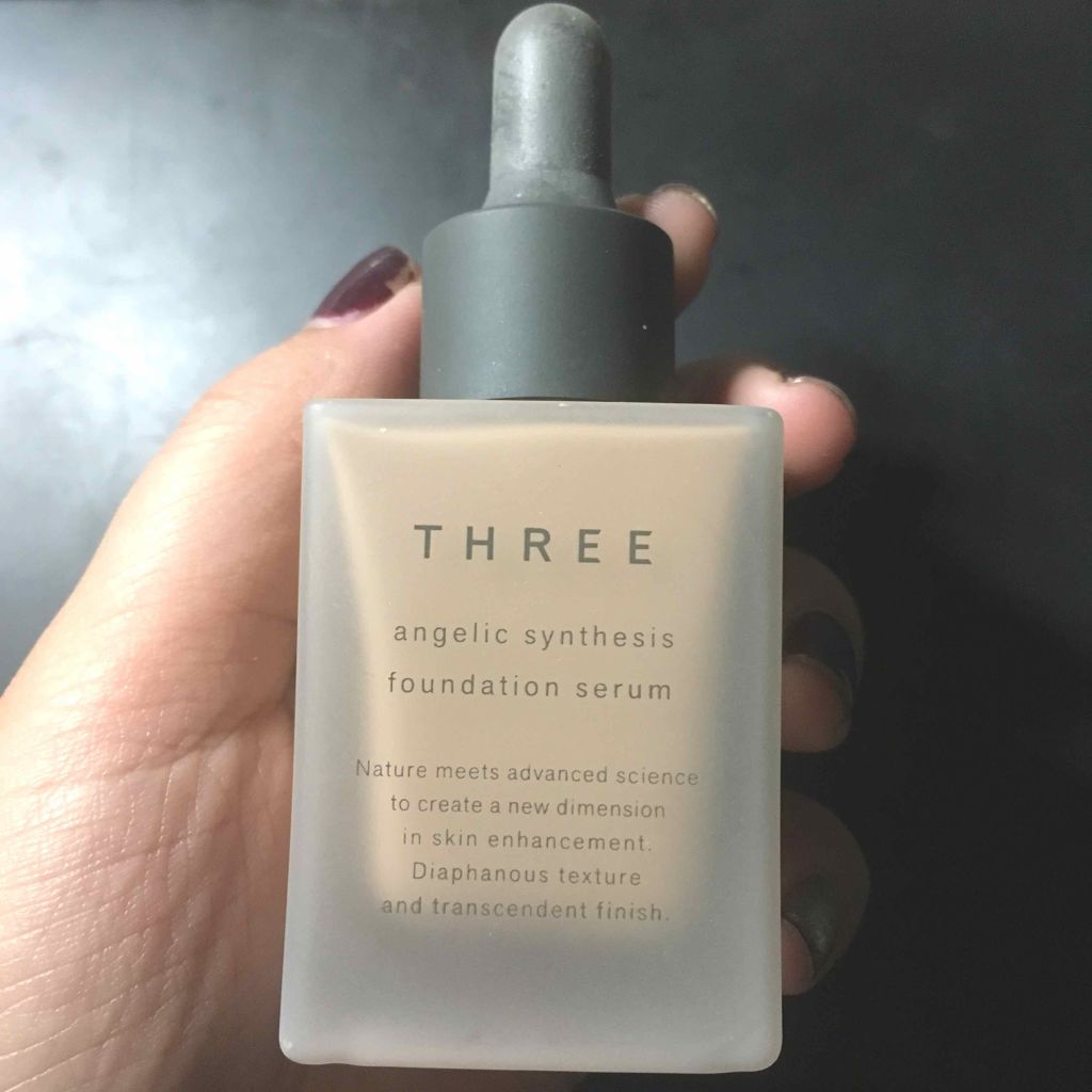 アンジェリックシンセシスファンデーションセラム/THREE/リキッドファンデーションを使ったクチコミ(1枚目)