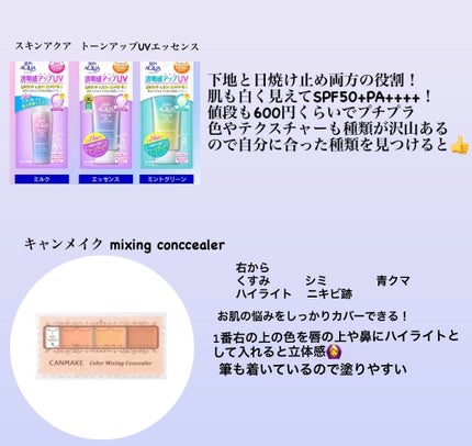 カラーミキシングコンシーラー/キャンメイク/パレットコンシーラーを使ったクチコミ(2枚目)