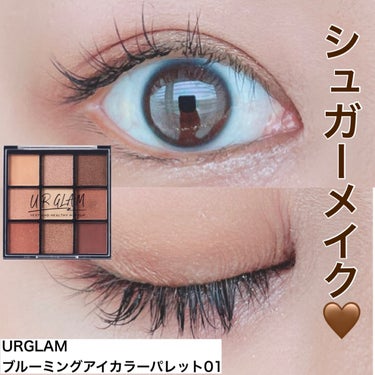 UR GLAM　BLOOMING EYE COLOR PALETTE/U R GLAM/アイシャドウパレットを使ったクチコミ（1枚目）