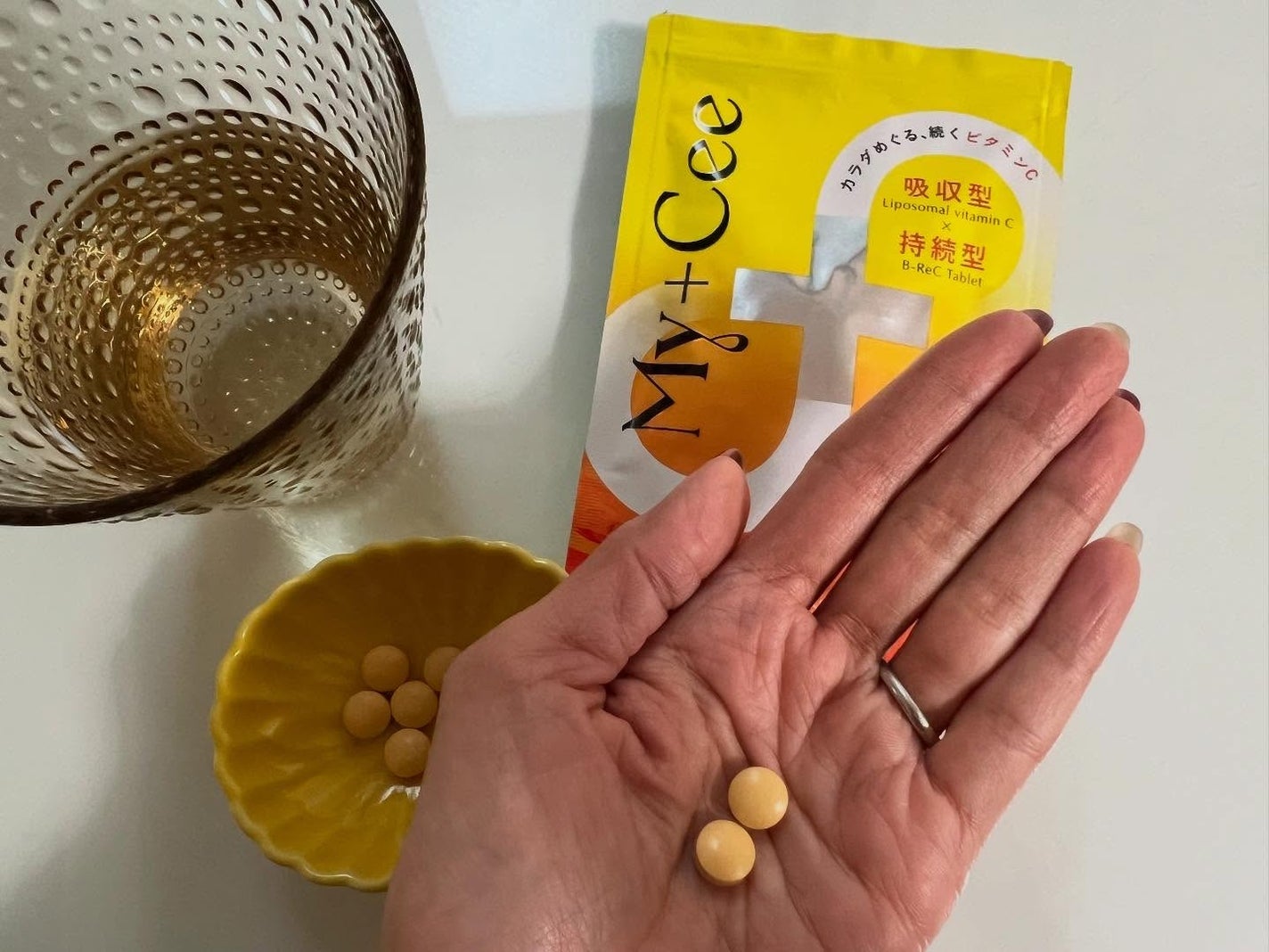 sakura✴︎フォロバ100 on LIPS 「My+Ceeリポソームビタミンcサプリメント☑︎【リポソームビ..」(2枚目)