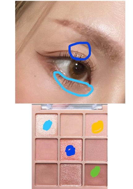 シャドウパレット/dasique/アイシャドウパレットを使ったクチコミ(3枚目)