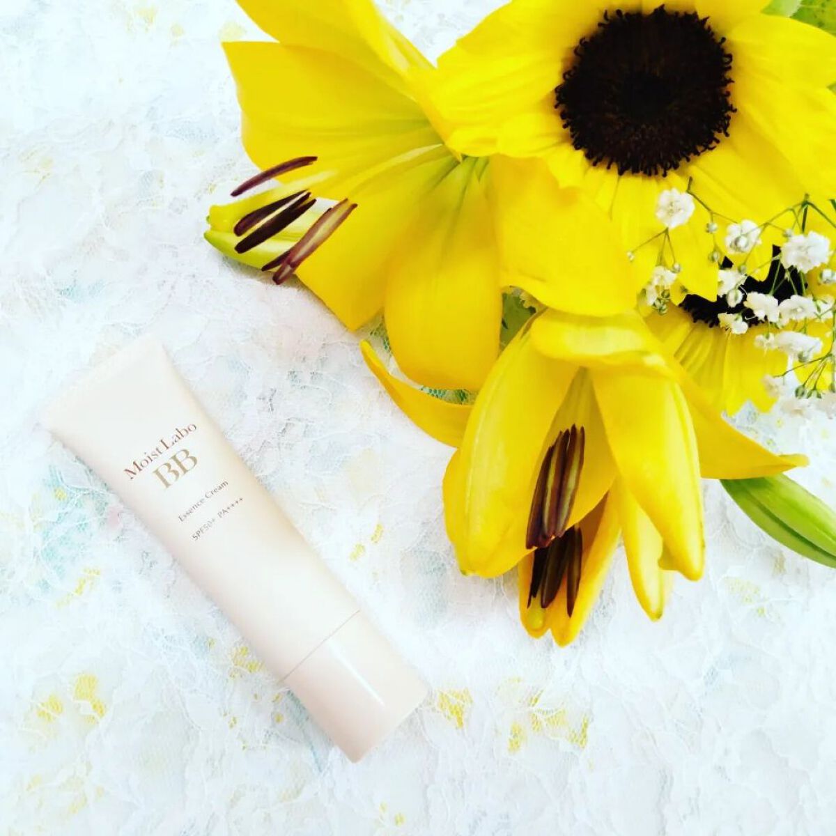 モイストラボ BBエッセンスクリーム 01ナチュラルベージュ/Moist Labo/BBクリームを使ったクチコミ（1枚目）