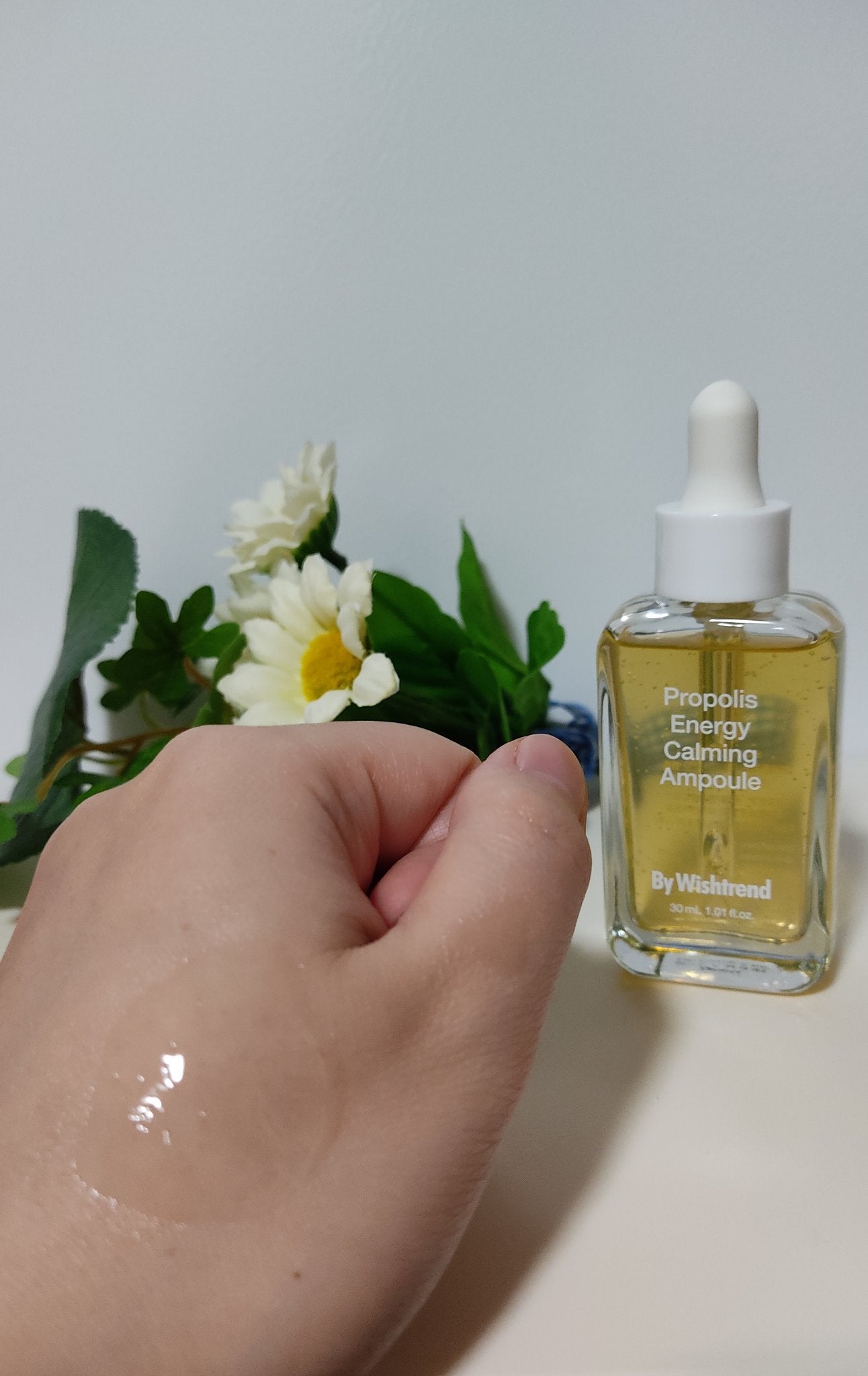 プロポリスエナジーカーミングアンプル/By Wishtrend/美容液を使ったクチコミ(2枚目)