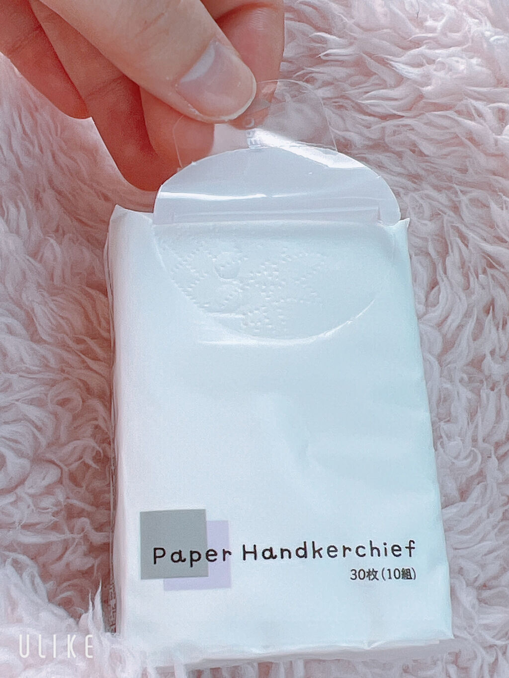 ポケットペーパーハンカチ/DAISO/ティッシュを使ったクチコミ（3枚目）