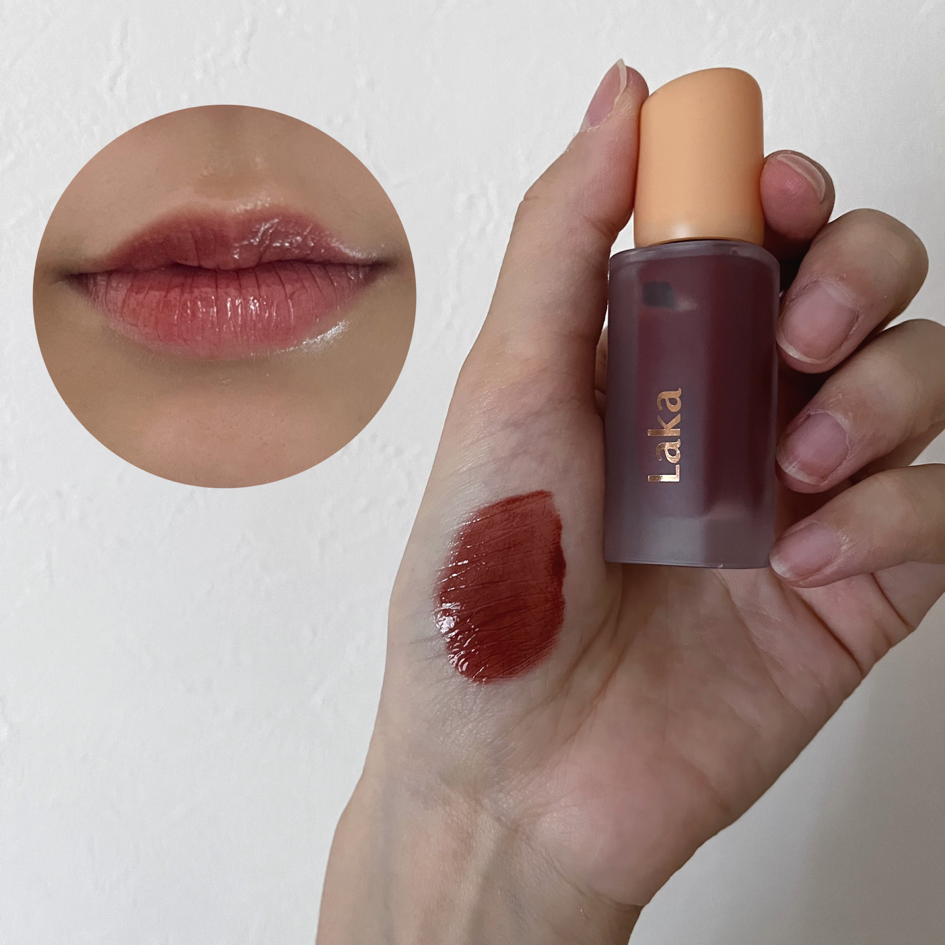 フルーティーグラムティント/Laka/リップティントを使ったクチコミ（2枚目）