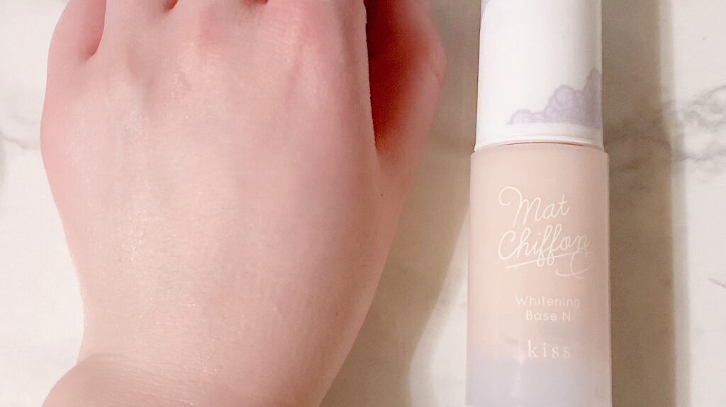 マットシフォン UVホワイトニングベースN/KiSS/化粧下地を使ったクチコミ（3枚目）