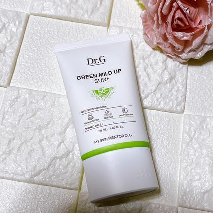 グリーンマイルドアップサンプラス/Dr.G/日焼け止めクリームを使ったクチコミ(3枚目)