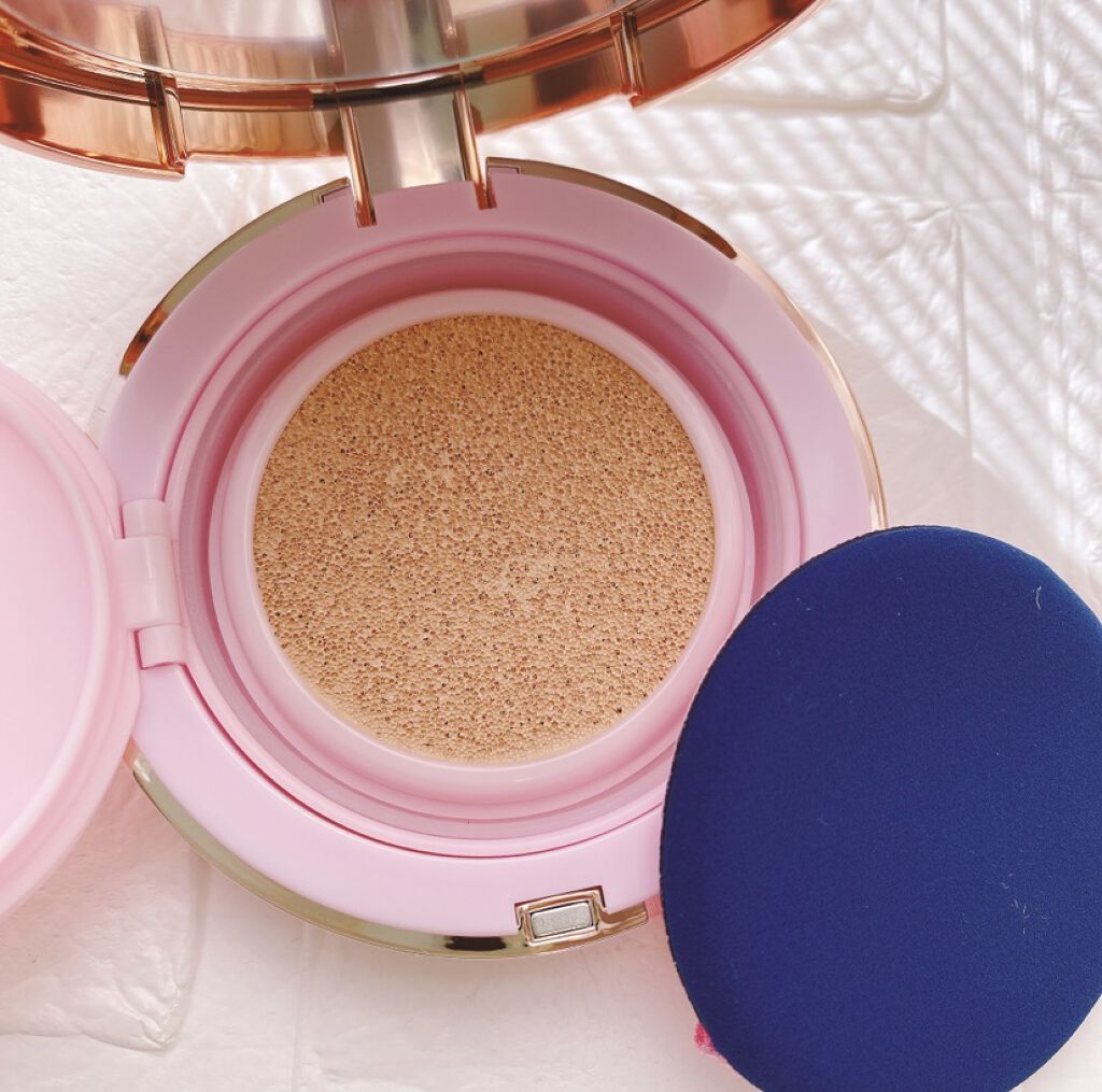 ピンクティーツリーカバークッション/APLIN/クッションファンデーションを使ったクチコミ（3枚目）