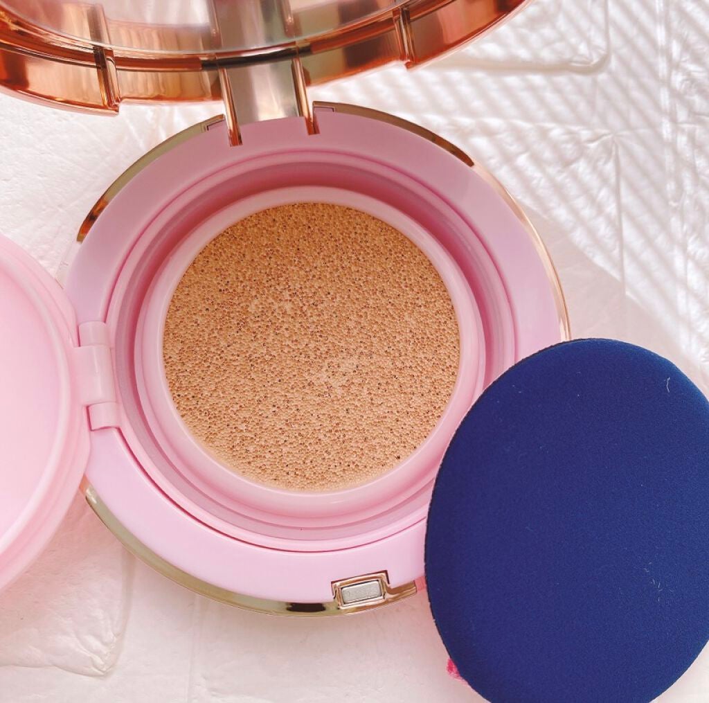 ピンクティーツリーカバークッション/APLIN/クッションファンデーションを使ったクチコミ(3枚目)