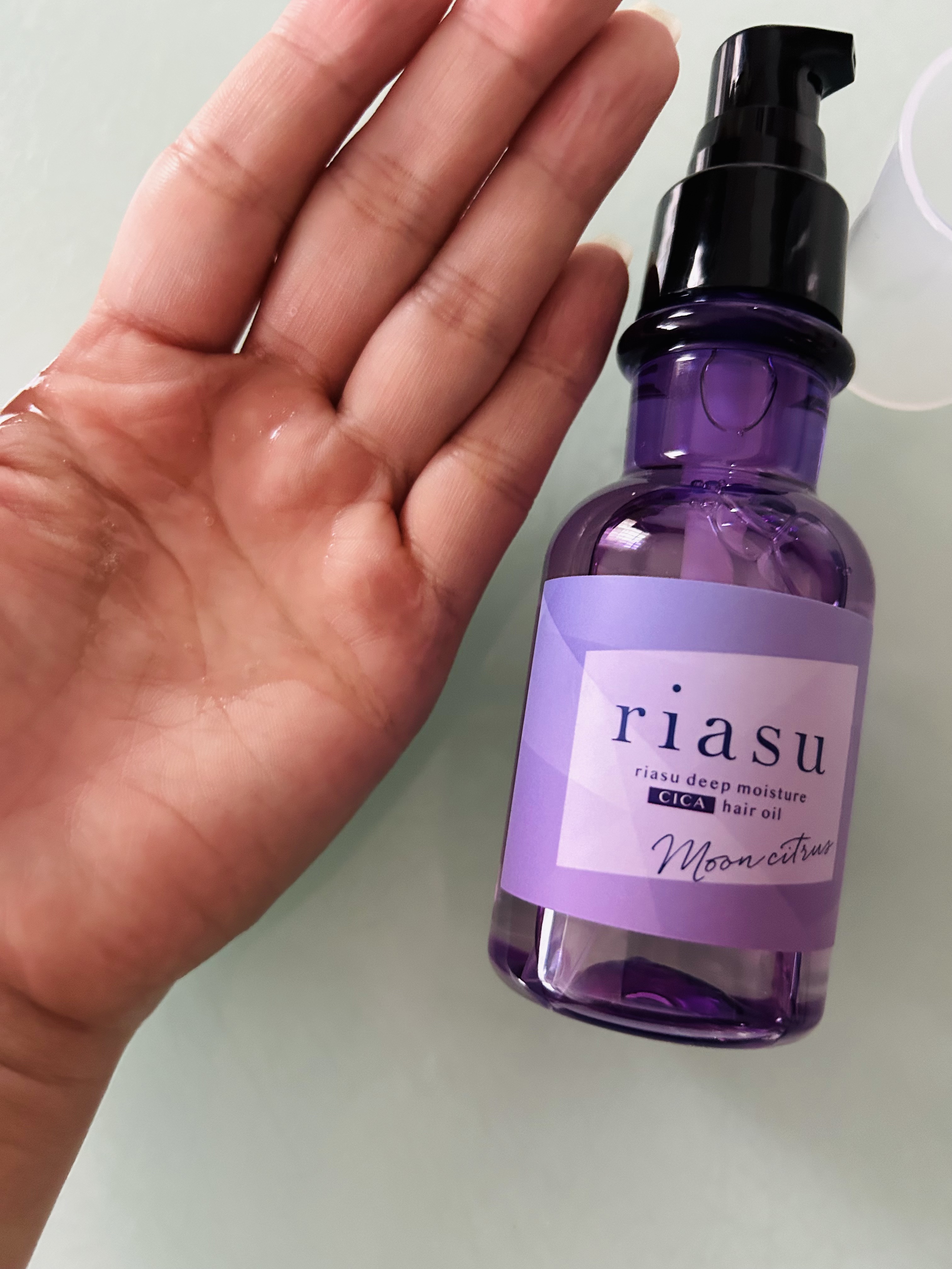リアス ディープ モイスチャー シカ ヘアオイル/riasu/ヘアミルクを使ったクチコミ（2枚目）