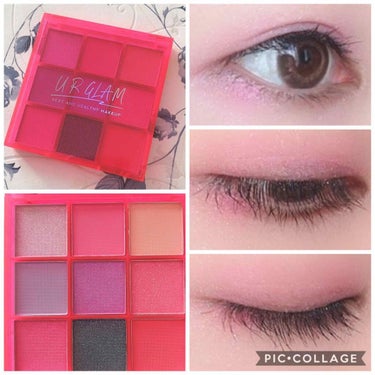 UR GLAM　BLOOMING EYE COLOR PALETTE 03/U R GLAM/パウダーアイシャドウを使ったクチコミ（1枚目）