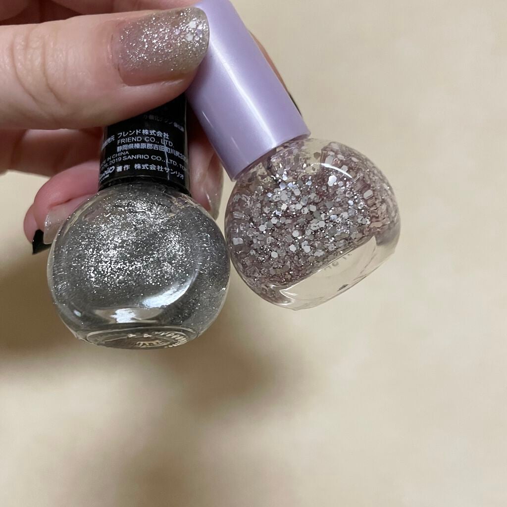 サンリオネイル/DAISO/マニキュアを使ったクチコミ(4枚目)