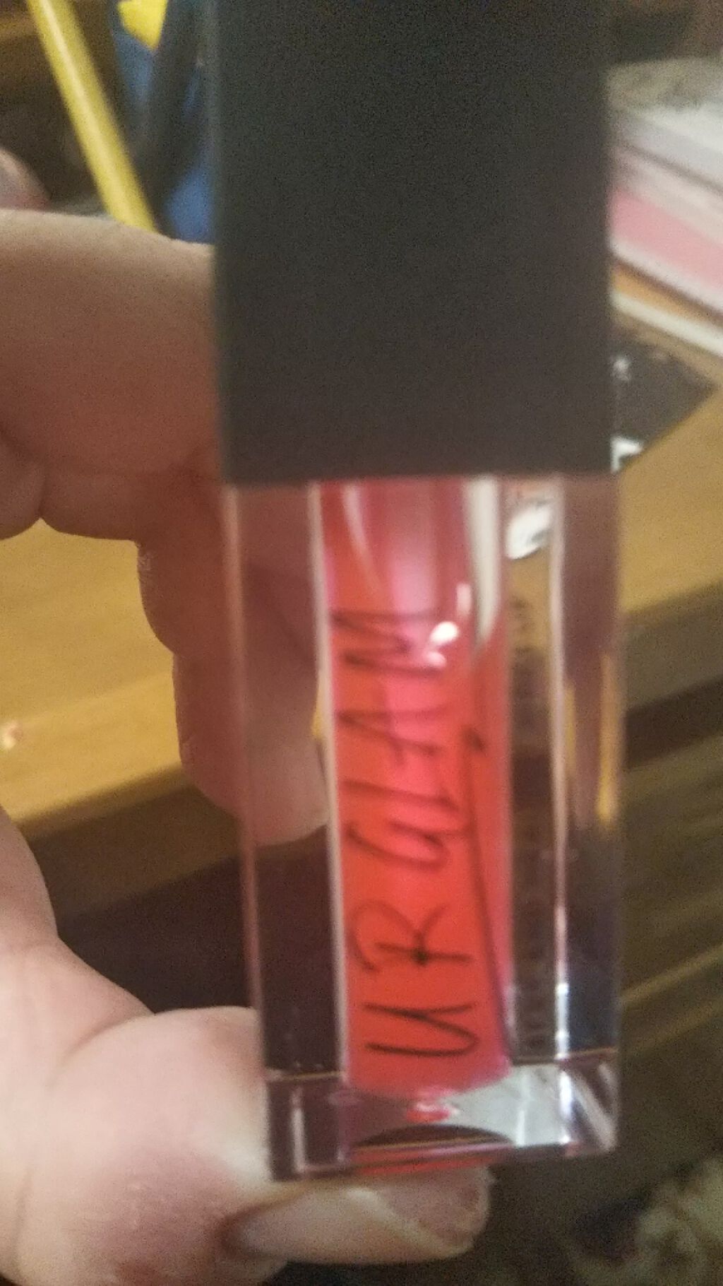 UR GLAM LIP OIL/U R GLAM/リップグロスを使ったクチコミ(1枚目)