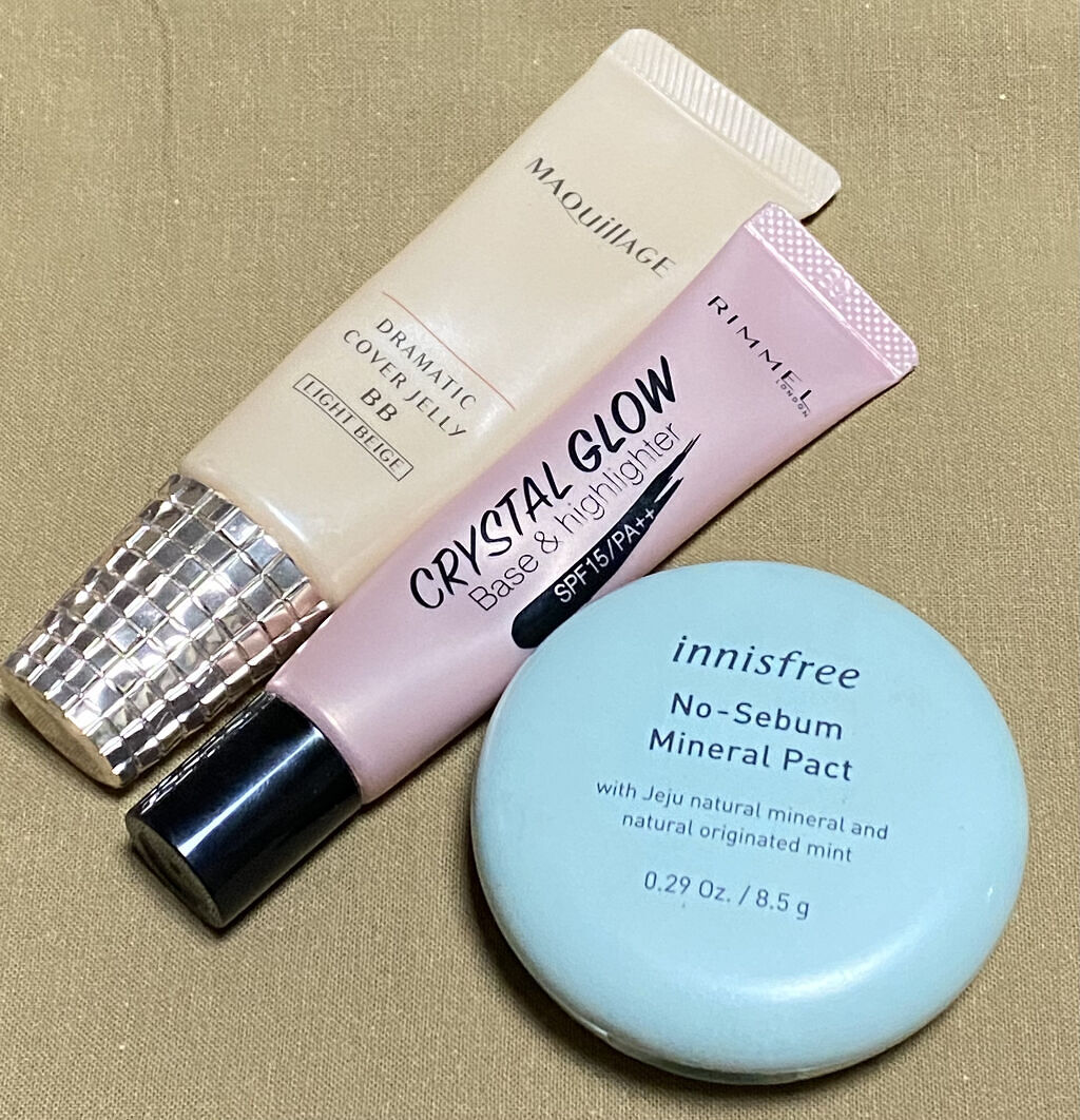 クリスタル グロウ ベース＆ハイライター 002 クリスタル　グロウ　ピンク/リンメル ロンドン/化粧下地を使ったクチコミ（1枚目）