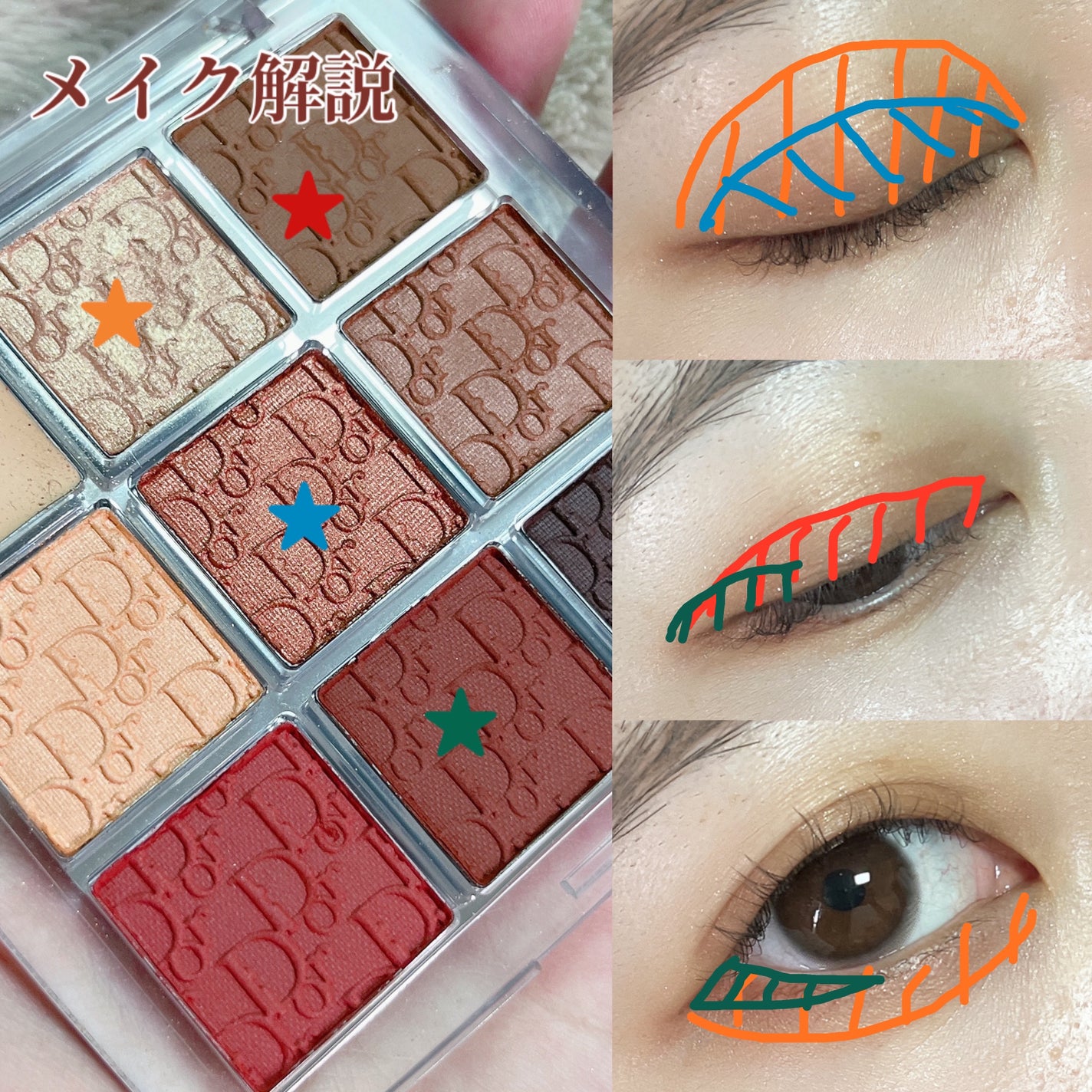 ディオール バックステージ アイ パレット/Dior/アイシャドウパレットを使ったクチコミ(3枚目)