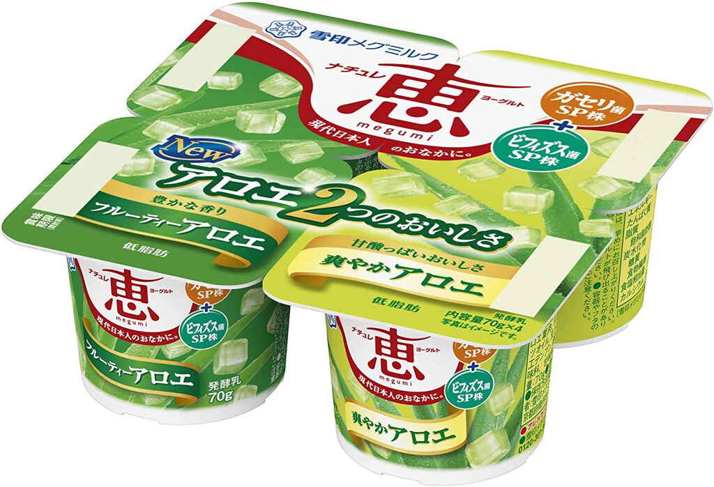 ナチュレ恵 アロエ2つのおいしさ 雪印メグミルク