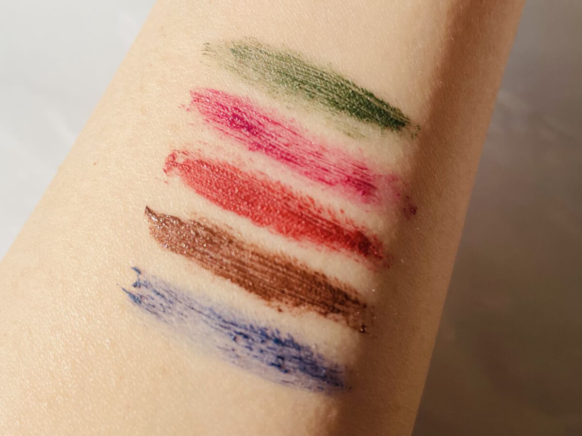 ロングカラフルマスカラ/CHIOTURE/マスカラを使ったクチコミ（2枚目）