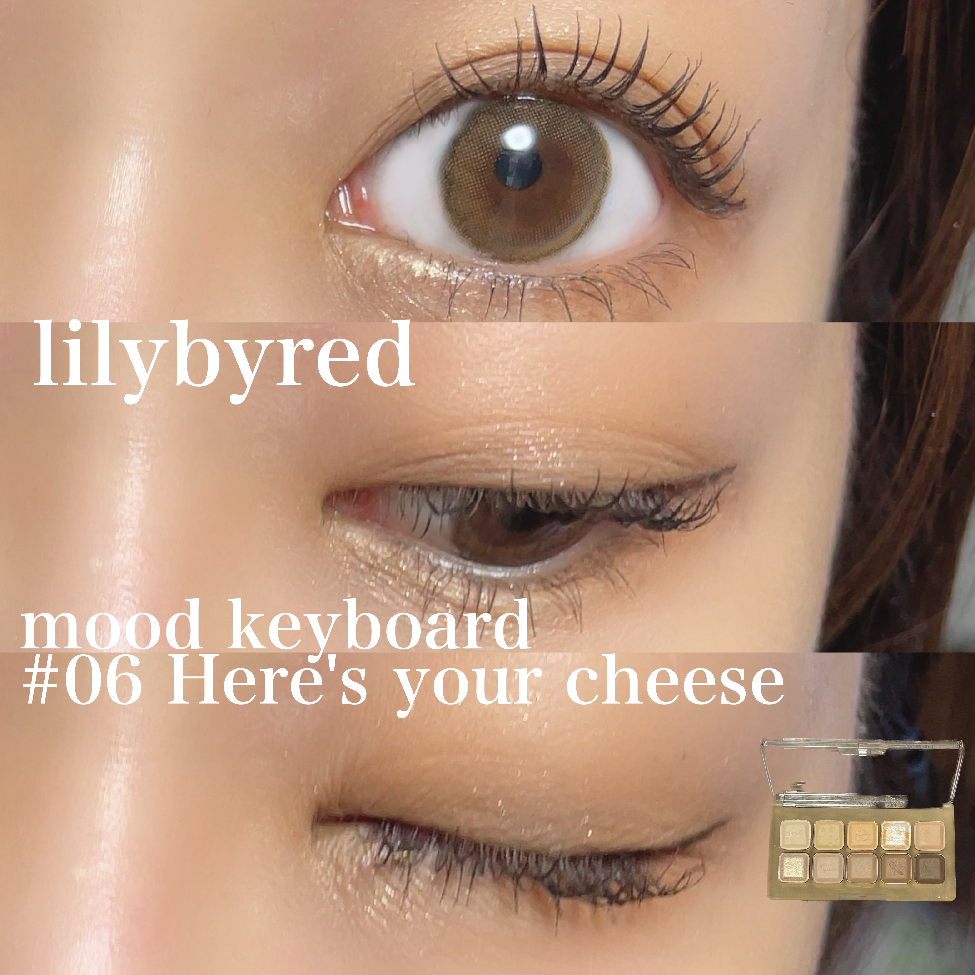 ムードキーボード/lilybyred/アイシャドウパレットを使ったクチコミ（1枚目）