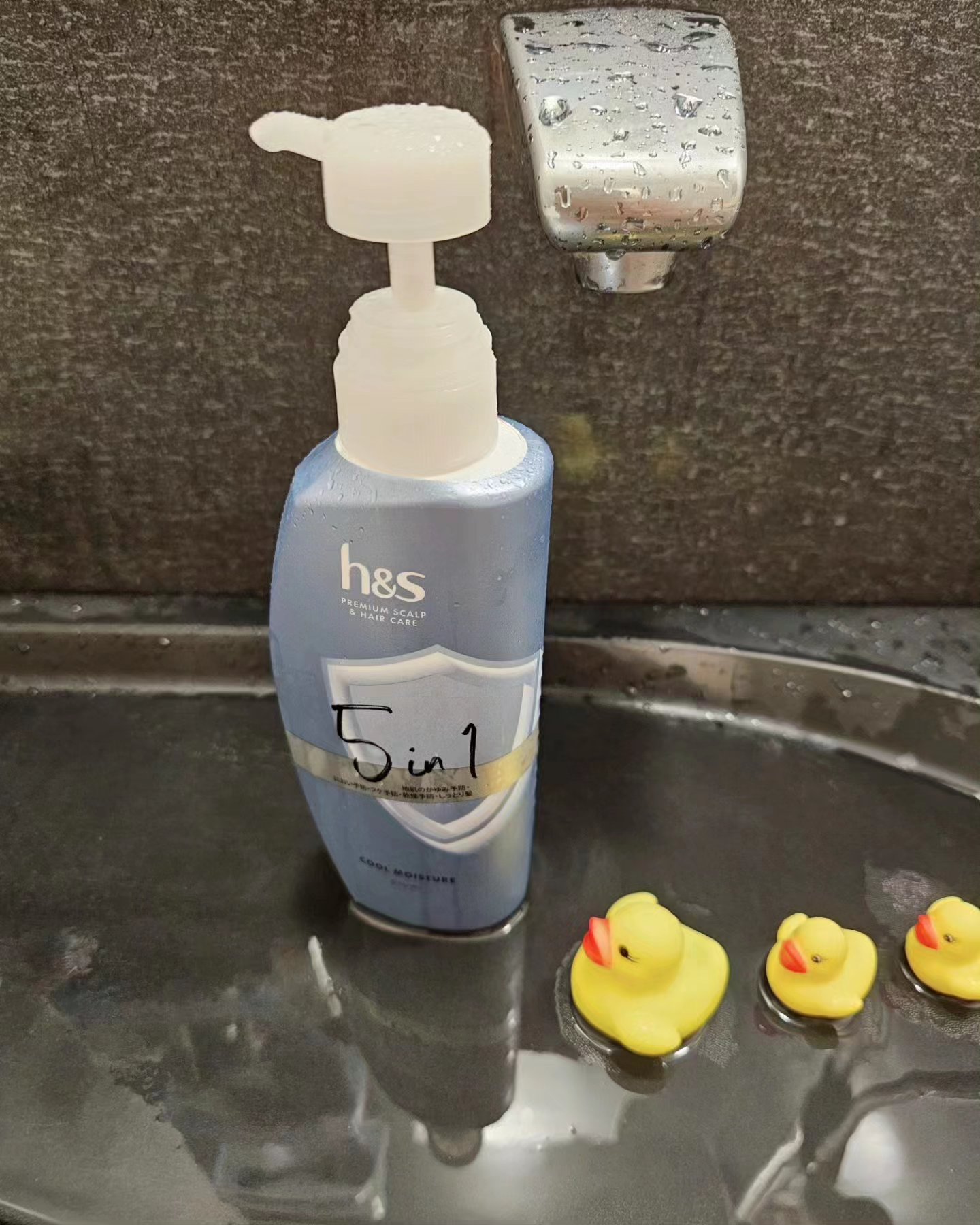 5in1クールモイスチャーシャンプー/コンディショナー/h&s/市販シャンプーを使ったクチコミ（3枚目）