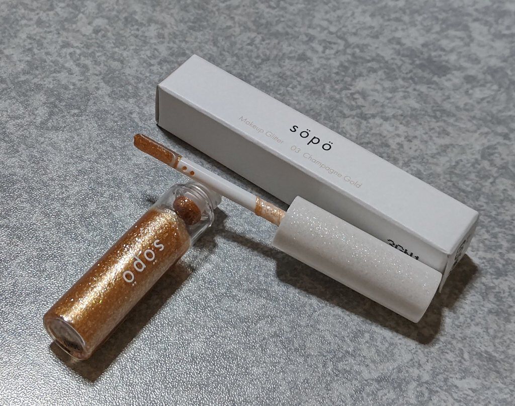 メイクアップグリッター/sopo/グリッターを使ったクチコミ（1枚目）