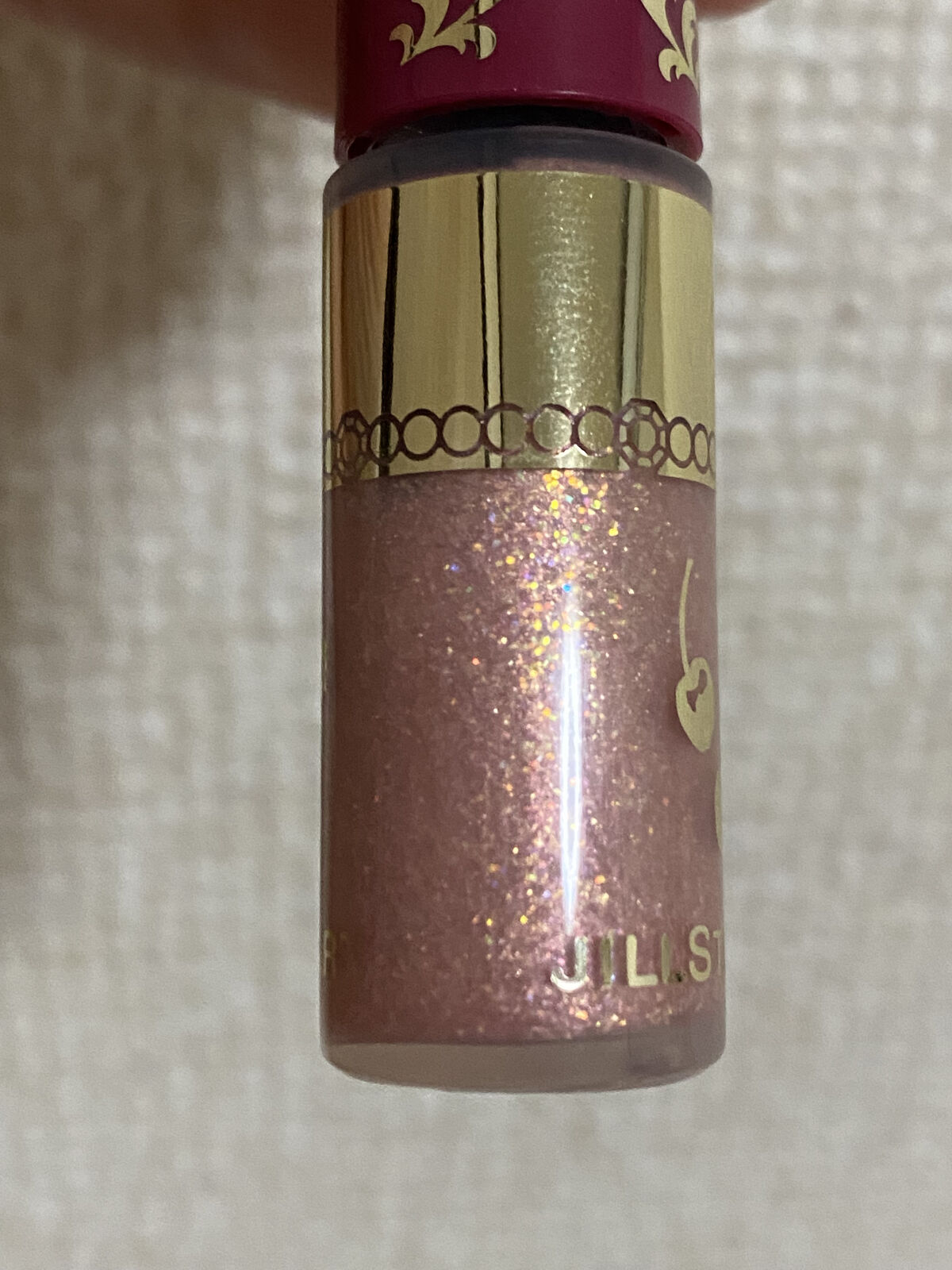 ジルスチュアート　アイダイヤモンド グリマー 07 merry cherry ＜ミッドナイトチェリー＞（限定色）/JILL STUART/グリッターを使ったクチコミ（3枚目）