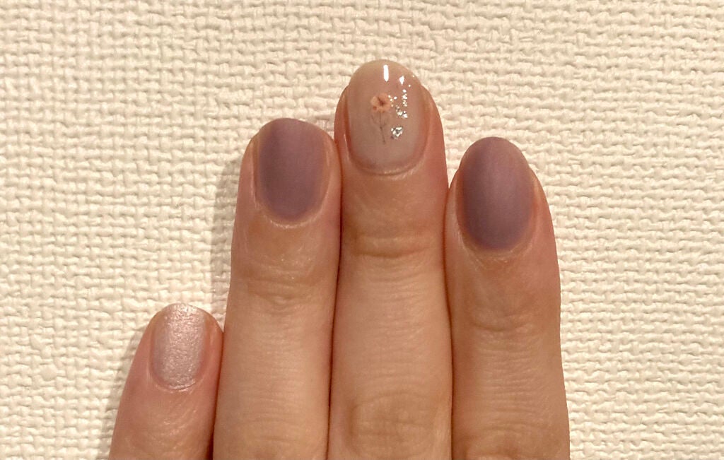 ジェルボリュームトップコート/キャンメイク/ネイルトップコートを使ったクチコミ(2枚目)