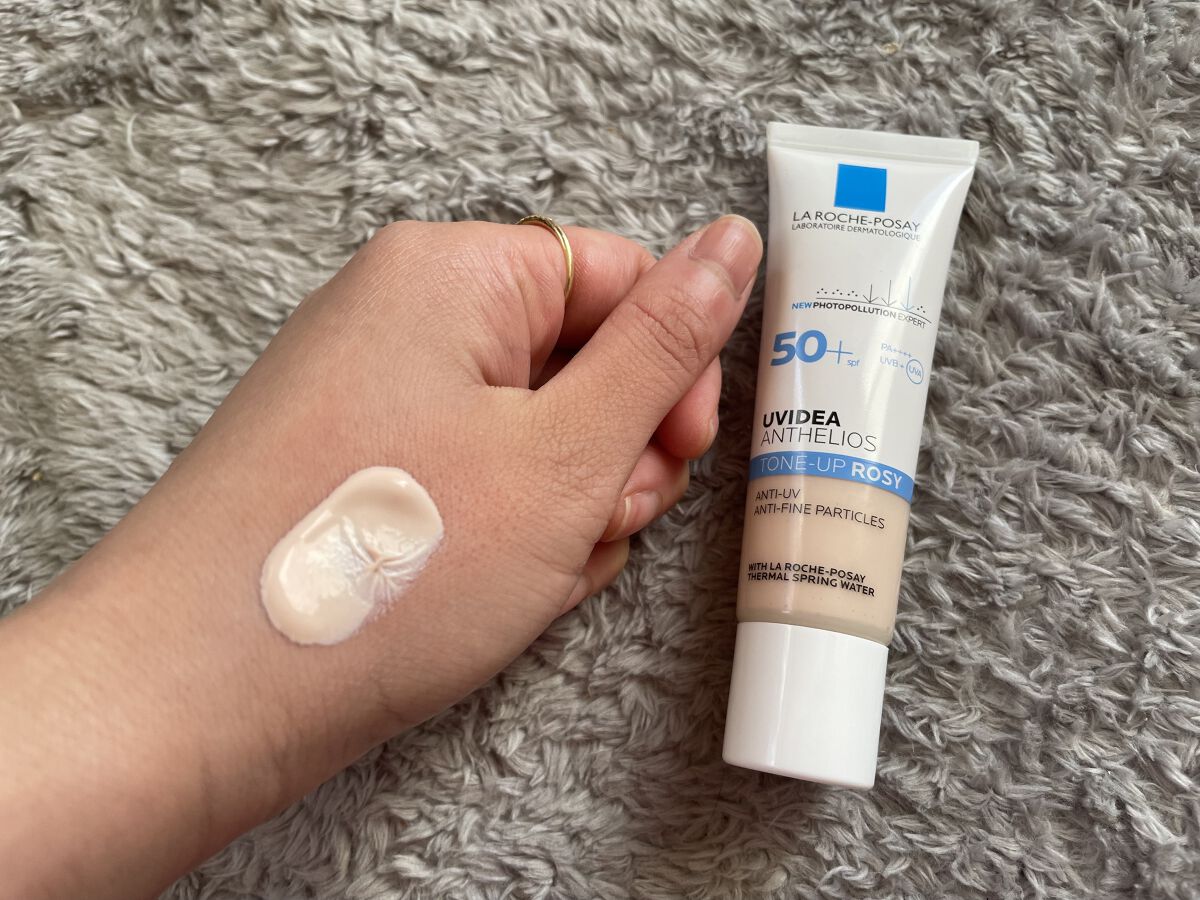 UVイデア XL プロテクショントーンアップ ローズ/ラ ロッシュ ポゼ/日焼け止めクリームを使ったクチコミ（3枚目）