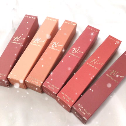 ブラーホイップド リップティント /SO GLAM/リップティントを使ったクチコミ(4枚目)