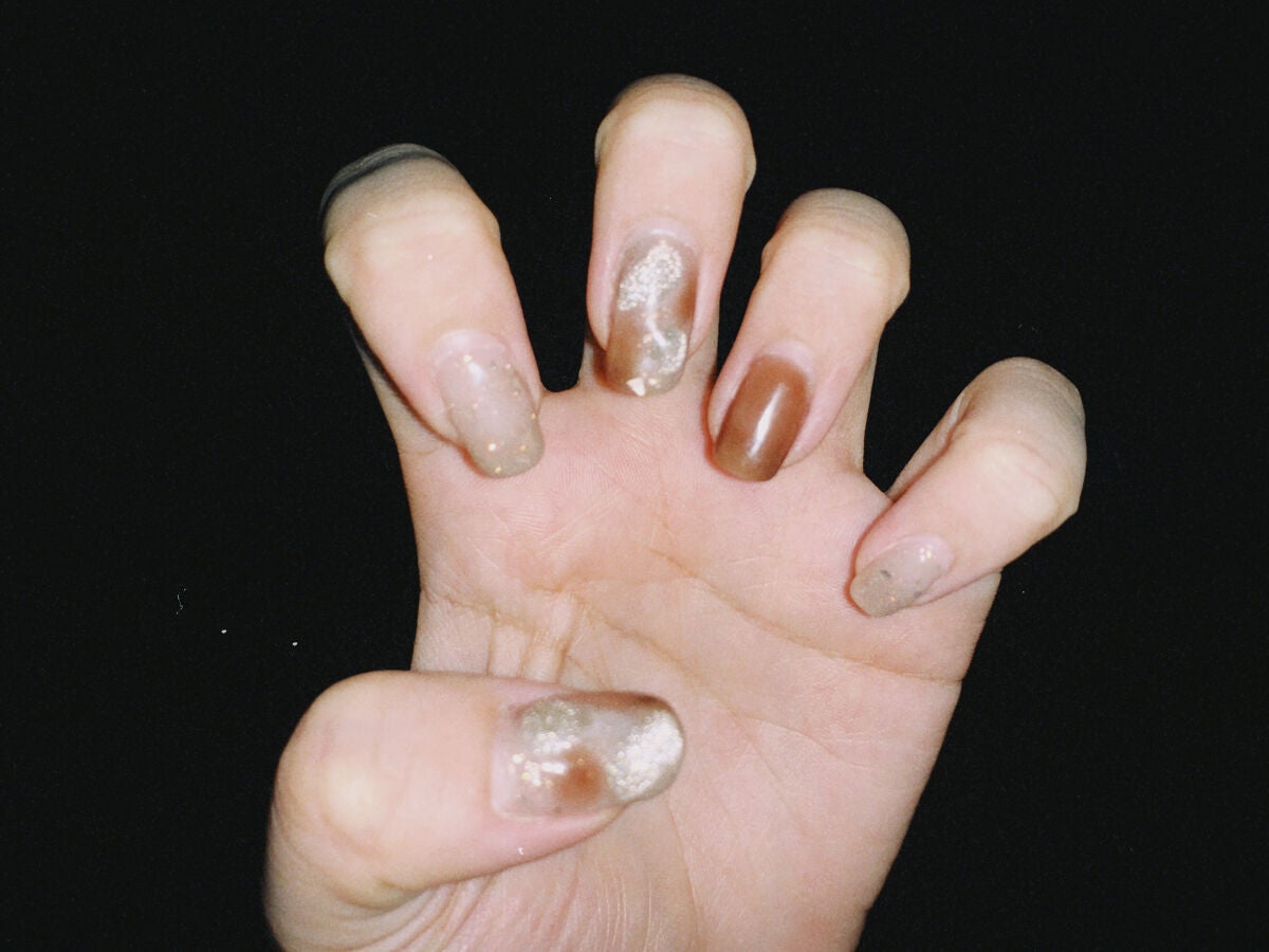 ジェルネイル(ライト対応)/セリア/ジェルネイルを使ったクチコミ(3枚目)