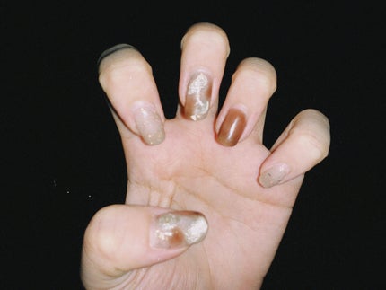 ジェルネイル(ライト対応)/セリア/ジェルネイルを使ったクチコミ(3枚目)