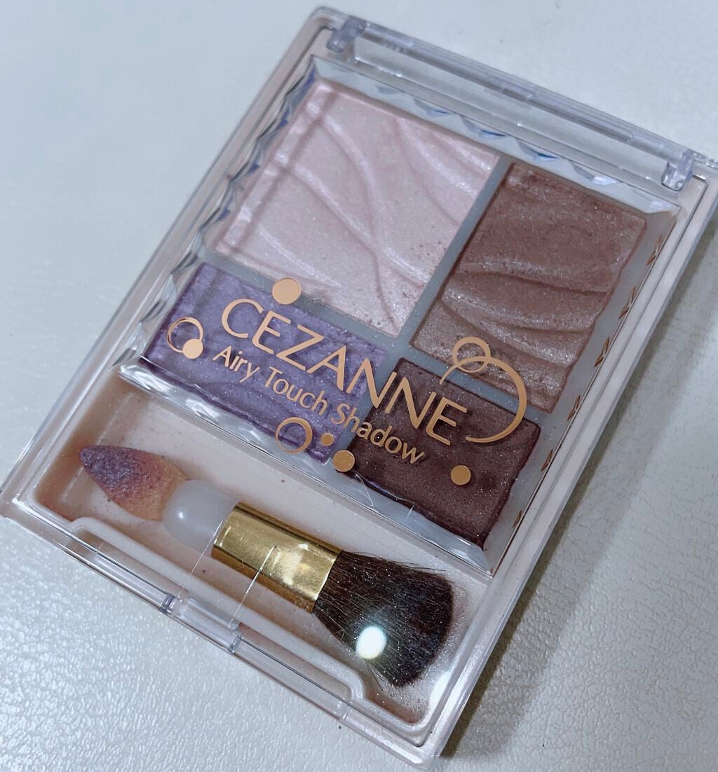 エアリータッチシャドウ/CEZANNE/アイシャドウパレットを使ったクチコミ(4枚目)