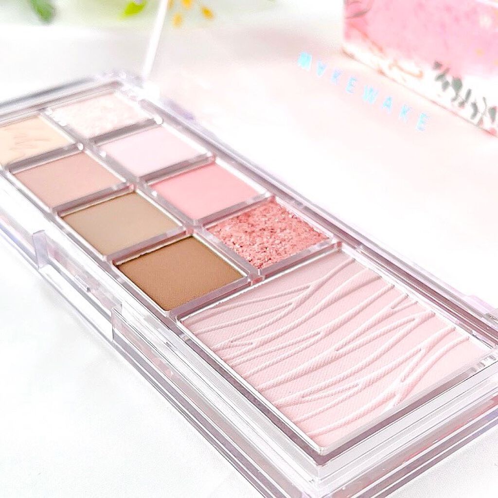 ミックスブラーリングアイパレット/wakemake/マルチパレットを使ったクチコミ(5枚目)