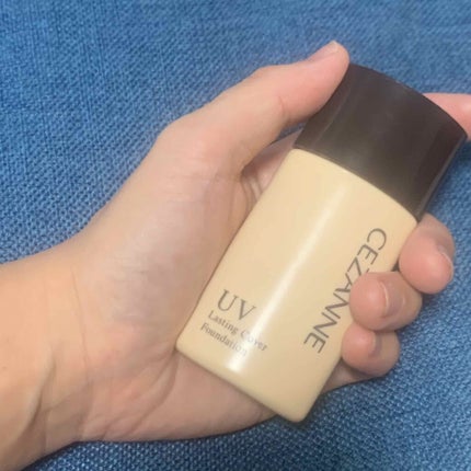 ラスティングカバーファンデーション 00 明るいベージュ系/CEZANNE/リキッドファンデーションを使ったクチコミ(1枚目)