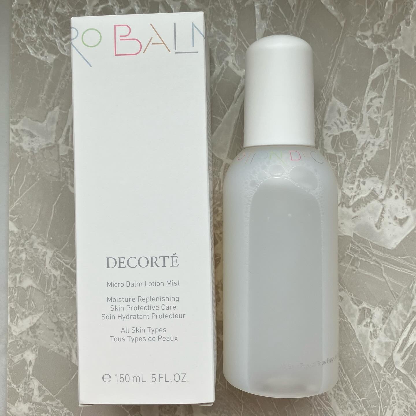 コスメデコルテ 薬用 マイクロバーム ローション ミスト〈薬用化粧液〉【医薬部外品】/DECORTÉ/ミスト状化粧水を使ったクチコミ（2枚目）