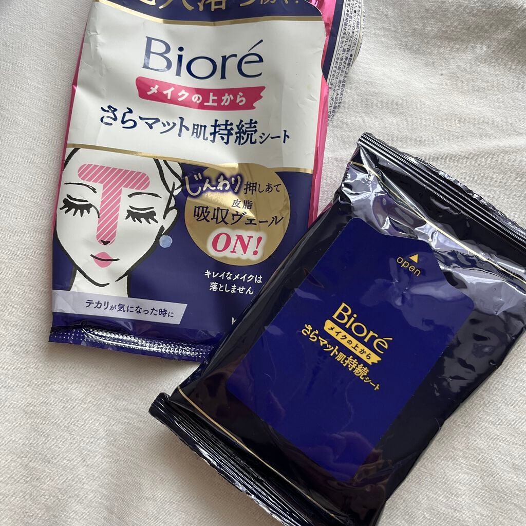 ビオレ メイク持続シート さらマット肌/ビオレ/フェイスシートを使ったクチコミ(1枚目)